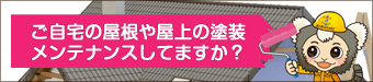 屋根のメンテナンスしてますか？
